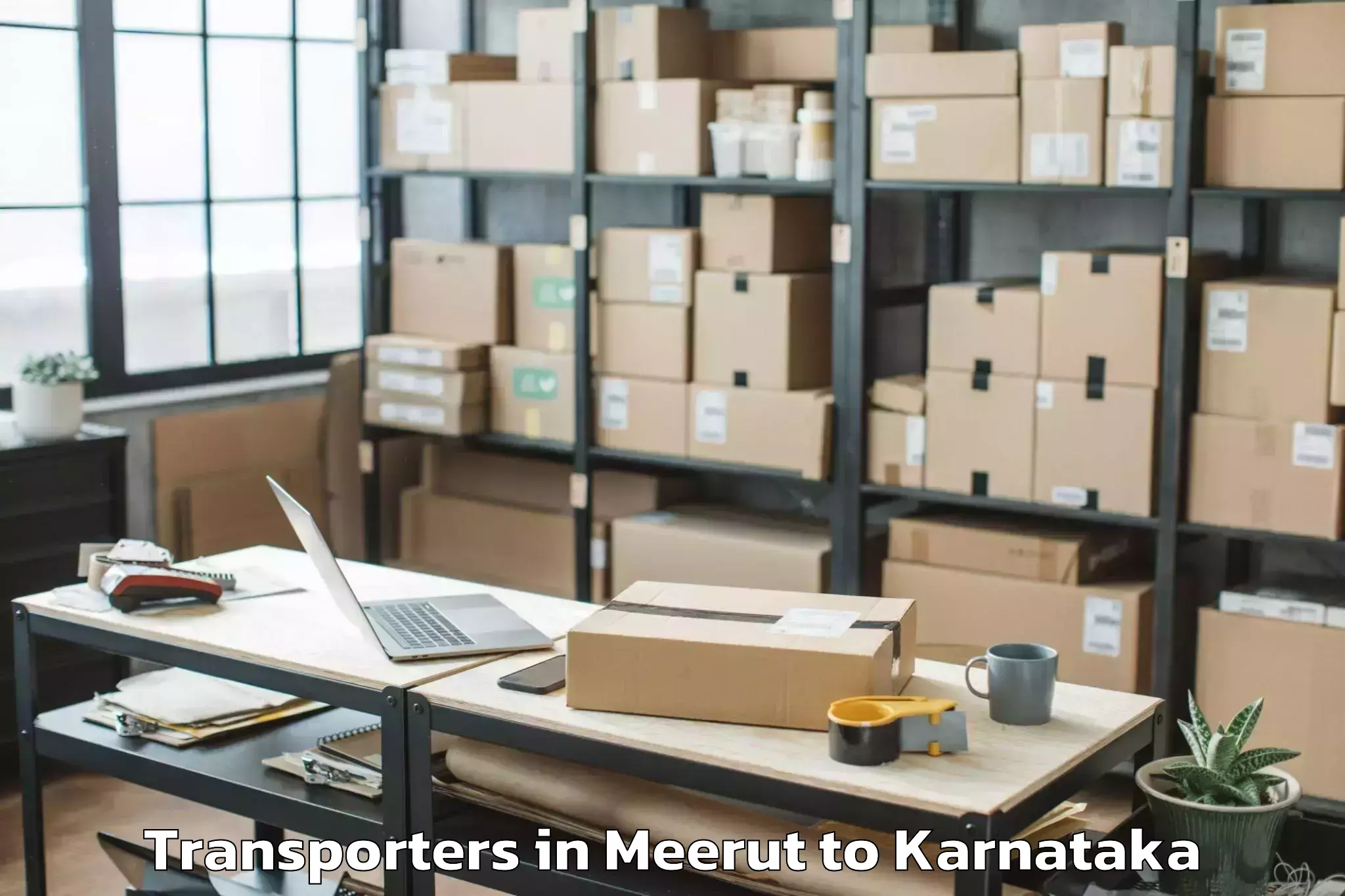 Easy Meerut to Karnataka Transporters Booking